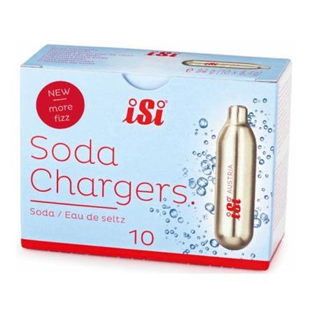 ISI Carbon Dioxide Soda Chargers, PK10 4